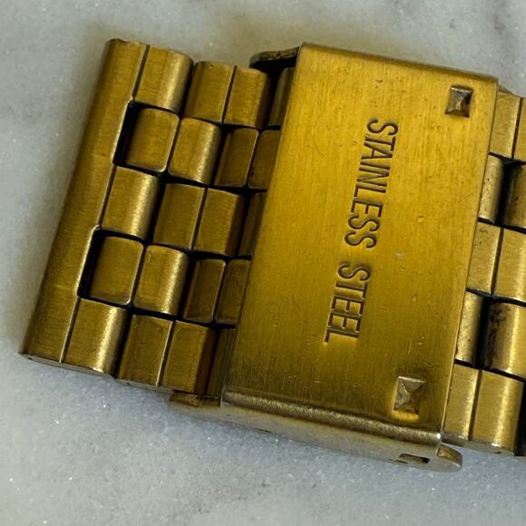 Nixon The Time Teller Gold 100M Mens Stainless Steel Watch - Picture 6 of 6